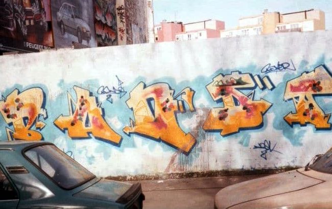 Graffiti de Bando à Paris